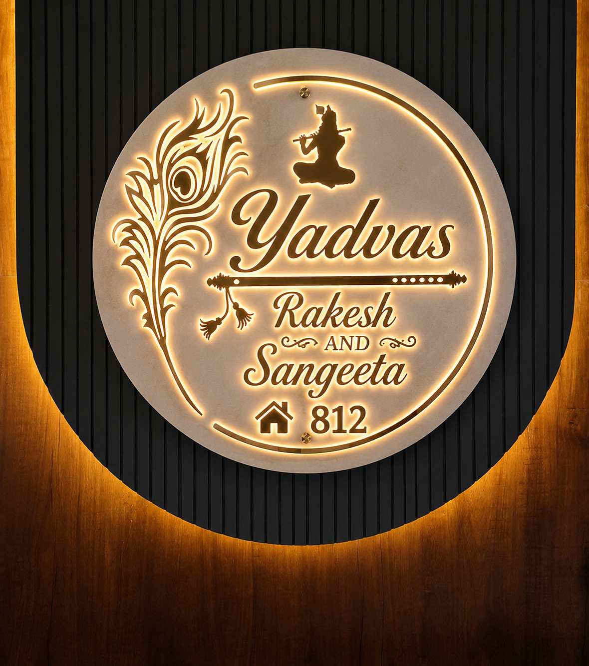 Royal Crest Personalized Name Plate